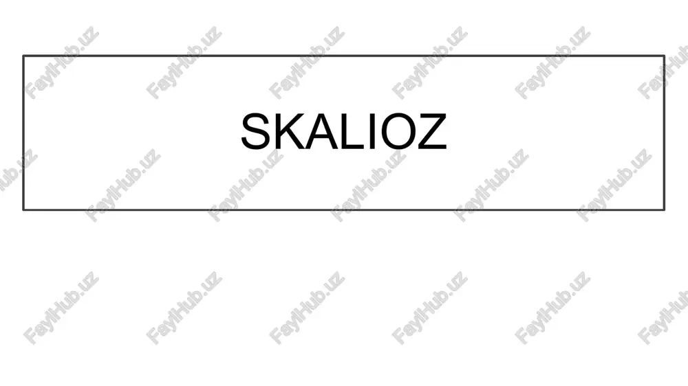 skolioz — PPTX