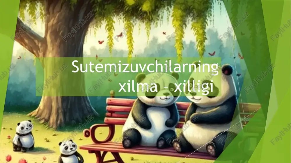 sutemizuvchilarning xilma–xilligi — PPTX