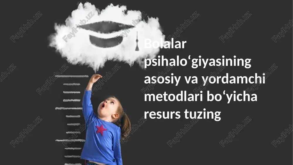 bolalar psixologiyasi asosları — PPTX