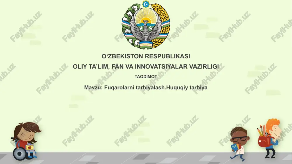 fuqarolik ta'limi — PPTX