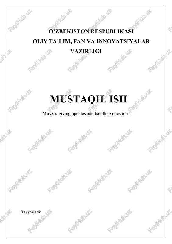 yangilanishlar — DOCX