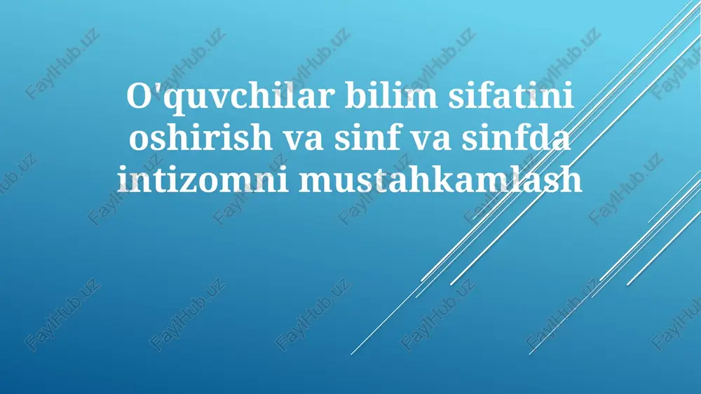 progressiv baholash usuli — PPTX