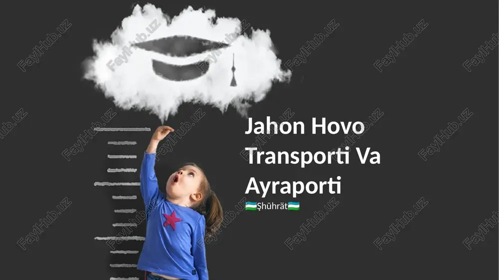 jahon hovo transporti va ayraporti — PPTX