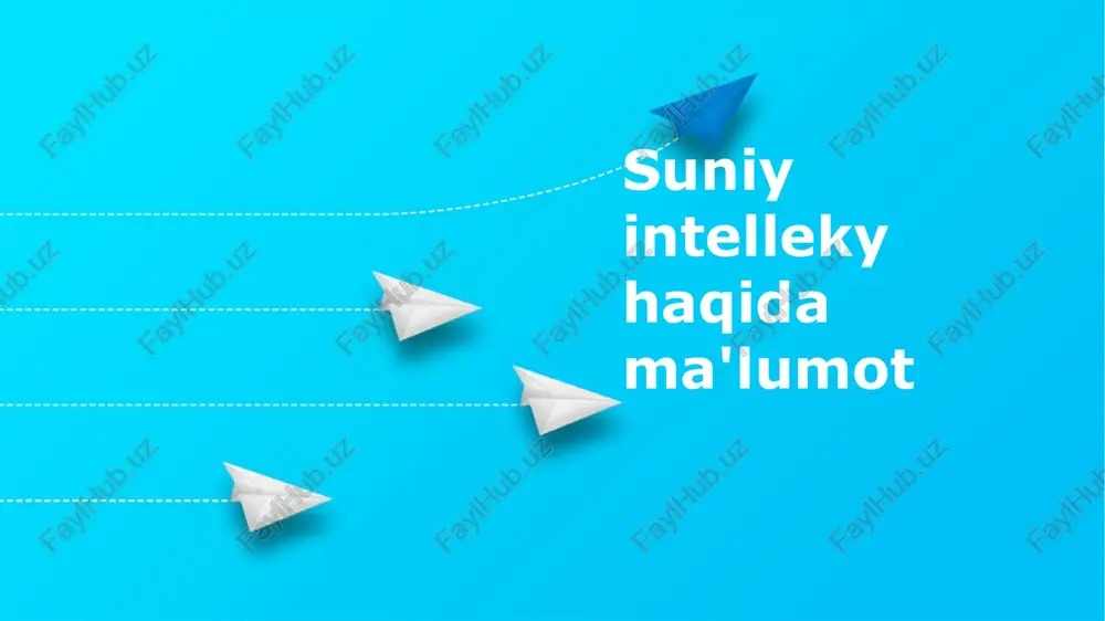 suniy intellekt — PPTX