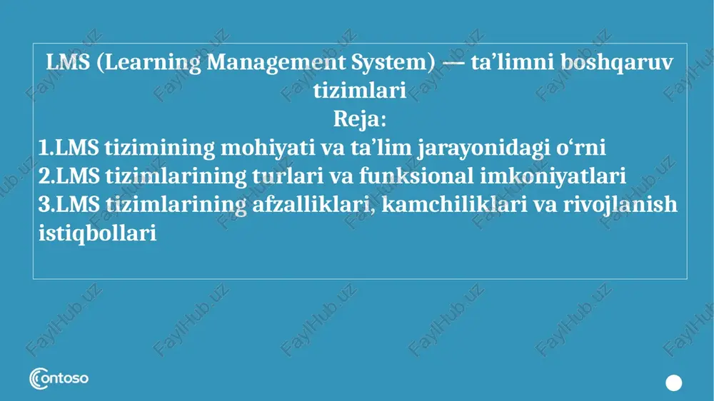 lms (learning management system) — PPTX