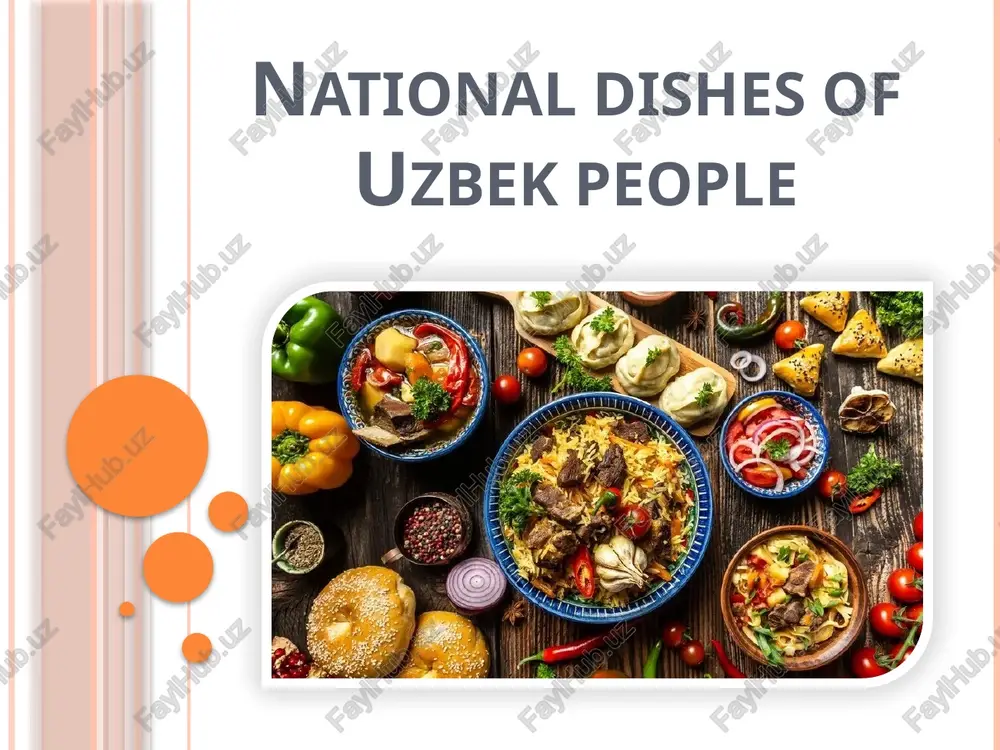 national dishes of uzbek people — PPTX