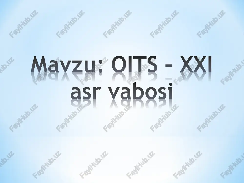oits asr vabosi — PPT