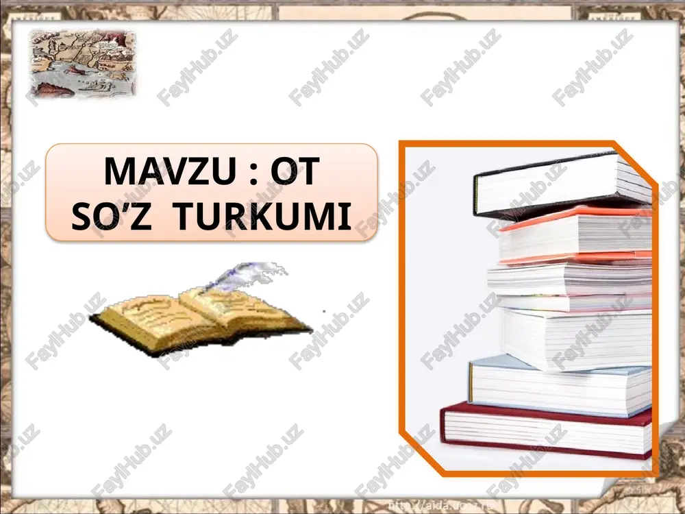 ot so'z turkumi — PPTX