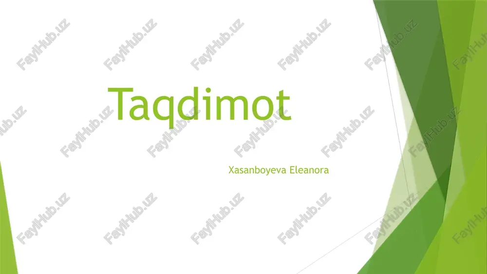 yangi o’zbekistonda amalga oshirilayotgan ma’naviy o’zgarishlar — PPTX