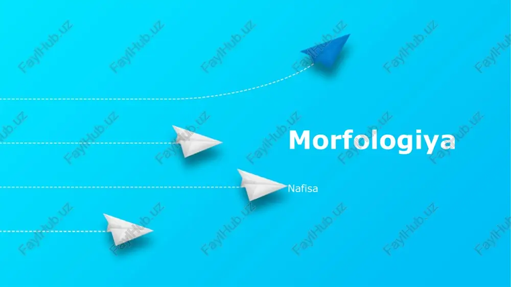morfologiya — PPTX