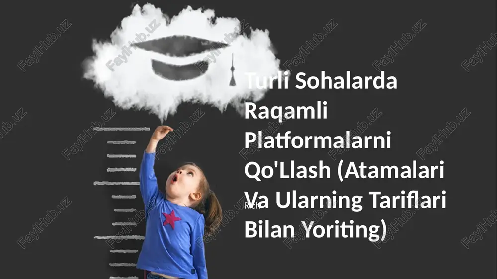 raqamli platformalar — PPTX