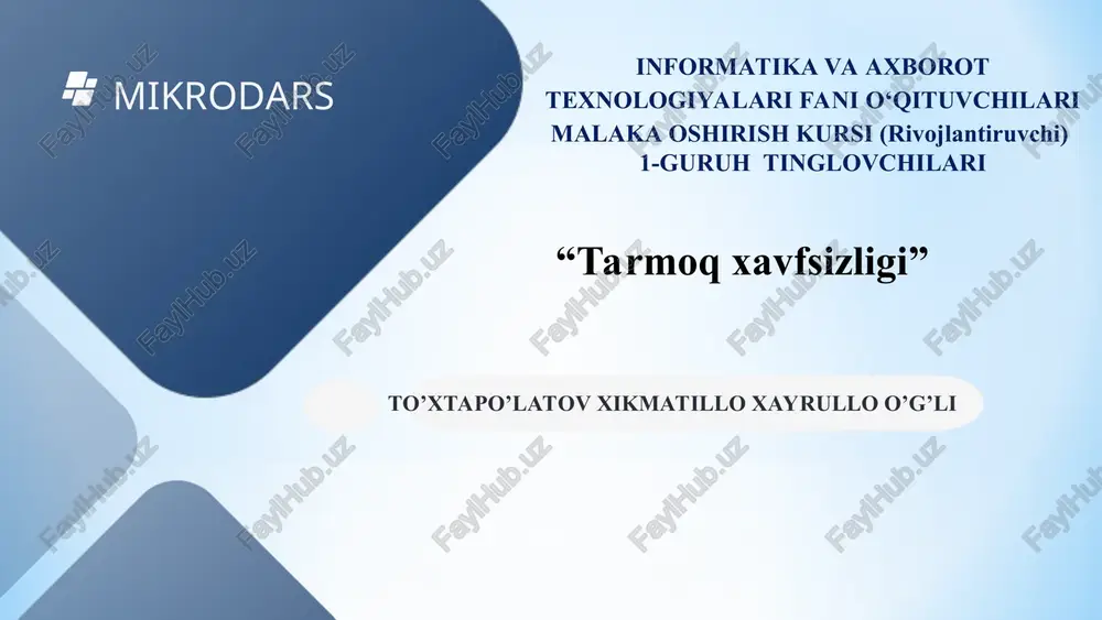 mikrodars — PPT