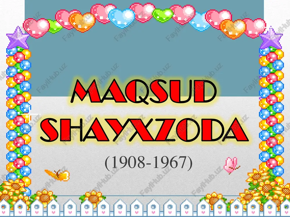 maqsud shayxzoda — PDF