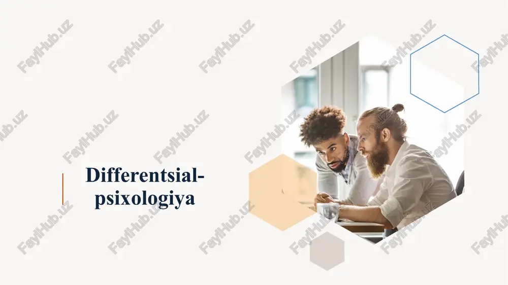 differentsial-psixologiya — PPTX