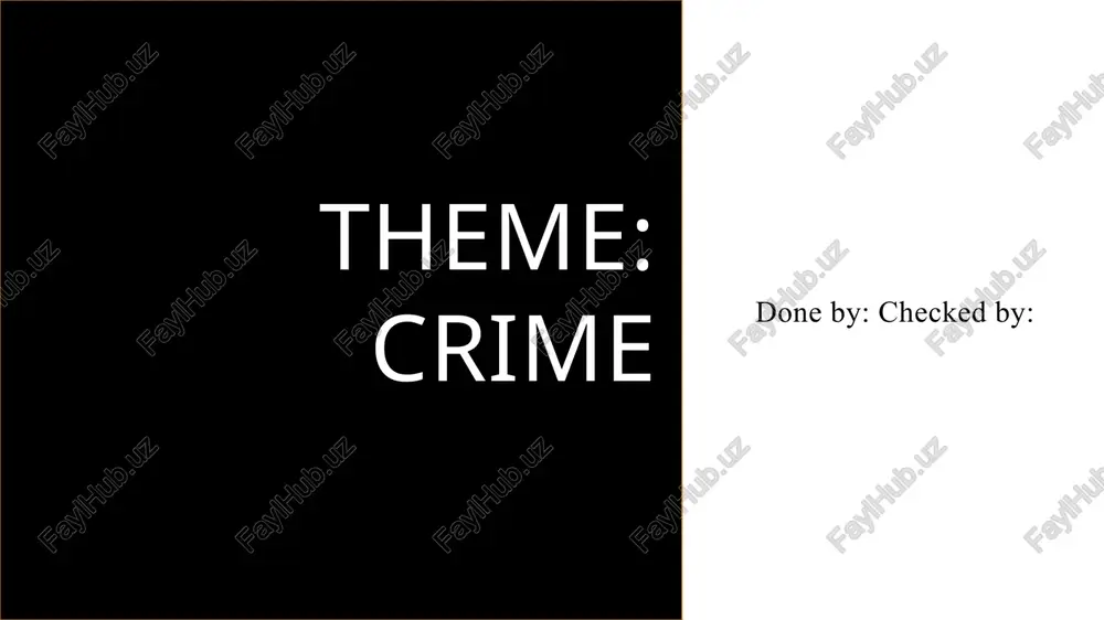 crime — PPTX