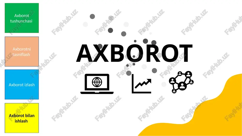 axborot — PPTX