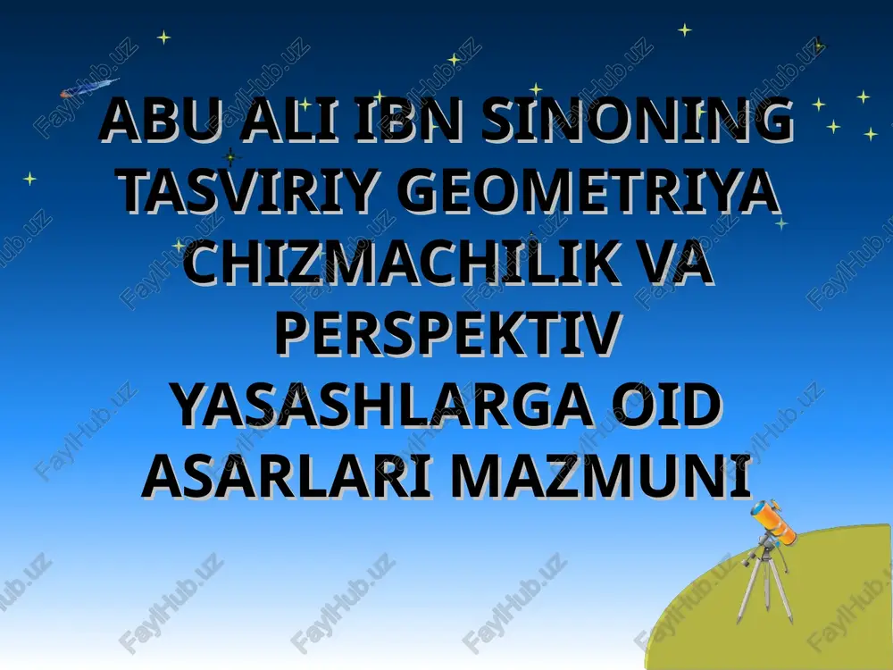 abu ali ibn sino — PPT