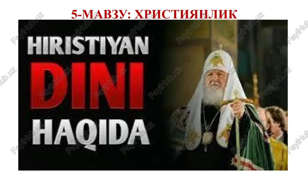 xristiyanlik — PPTX