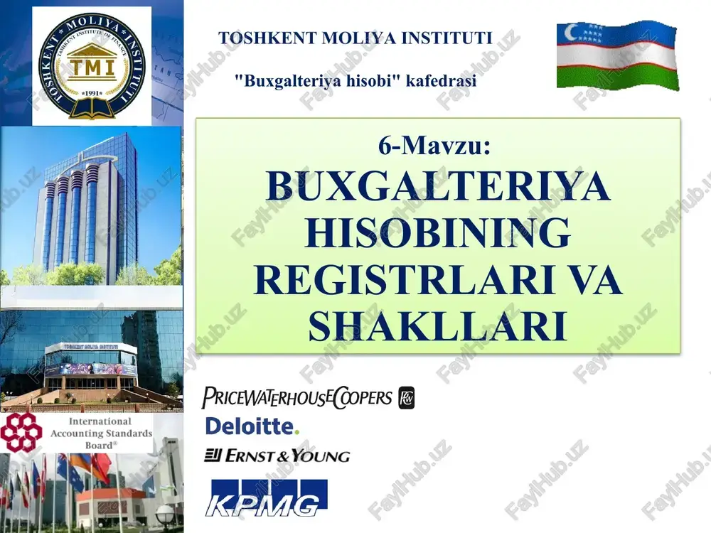 buxgalteriyahisobi — PPTX