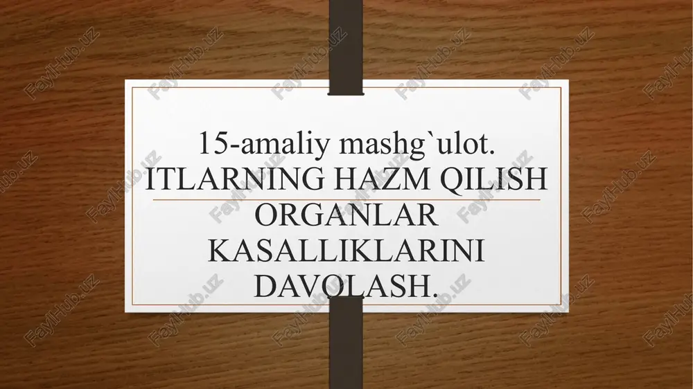 stomatit davolash — PPTX
