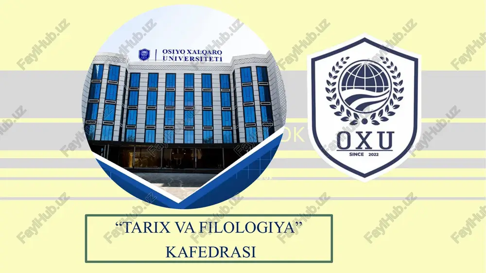tarix va filologiya — PPTX