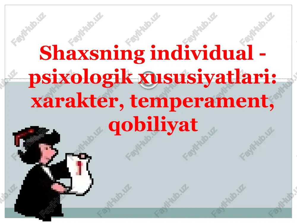 individual-tipologik xususiyatlar — PPTX