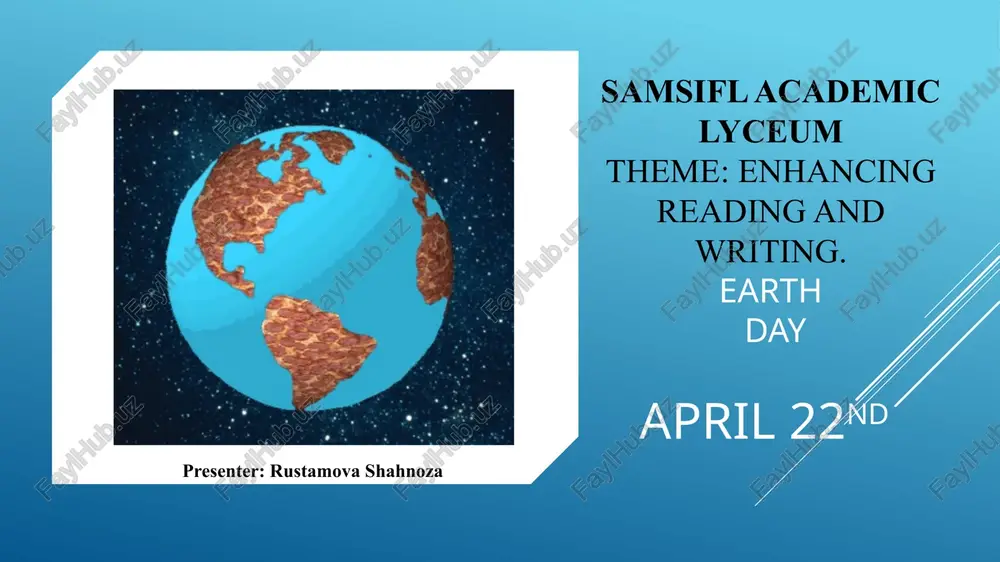 earth day — PPTX