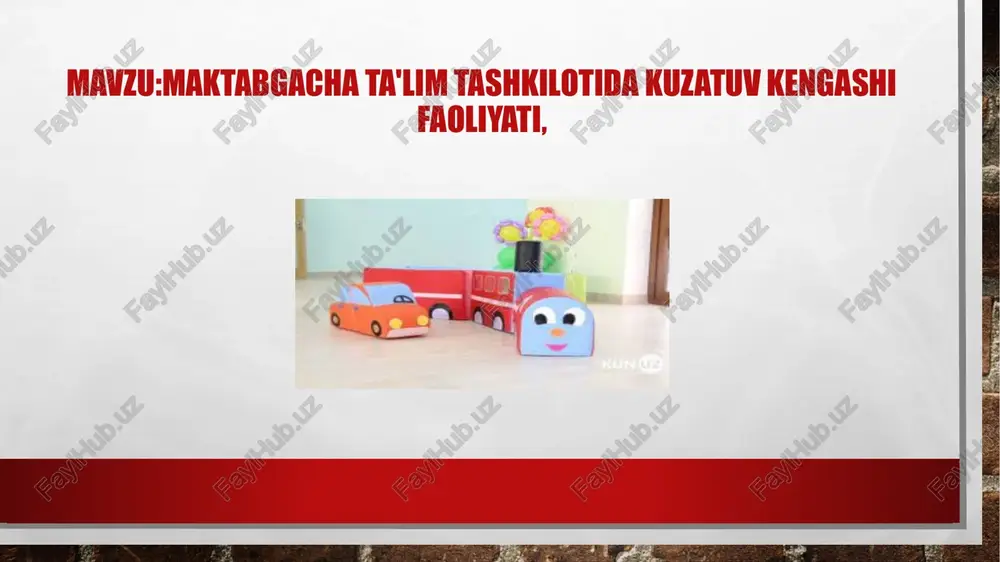 kuzatuv kengashi faoliyati — PPTX