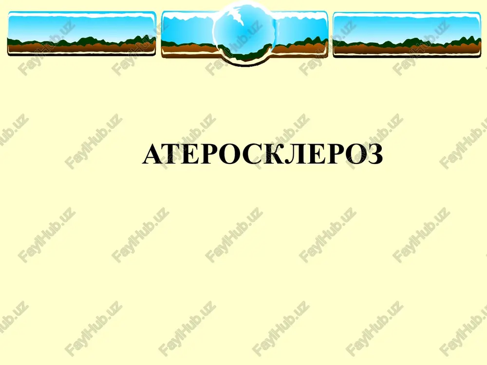 ateroskleroz — PPTX