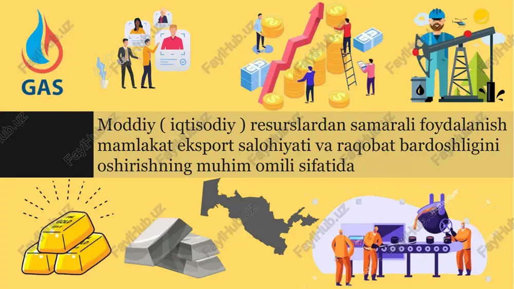 moddiy resurslar — PPTX