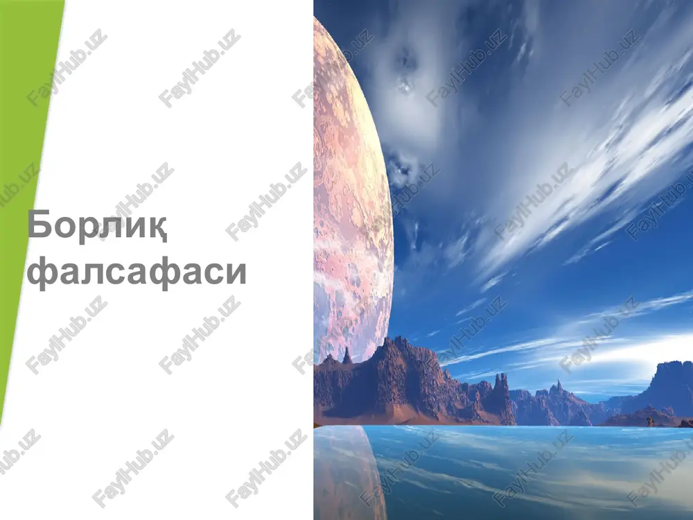 borliqfalsafasi — PPTX