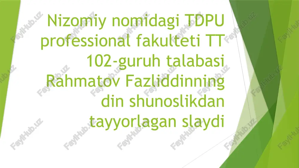 hijrat nomi — PPTX