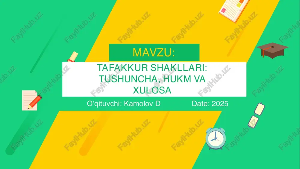 tafakkur shakllari — PDF