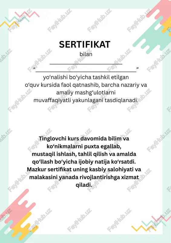 sertifikat — PPTX