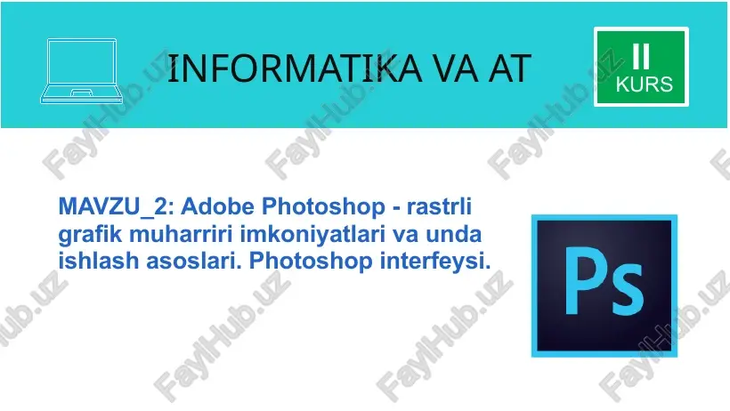 adobe photoshop — PPTX