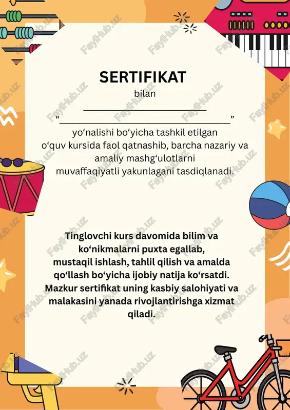 sertifikat — PPTX