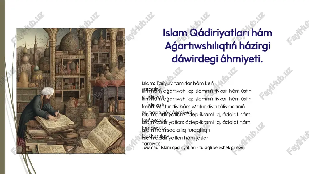islam qadiriyatlari — PPTX