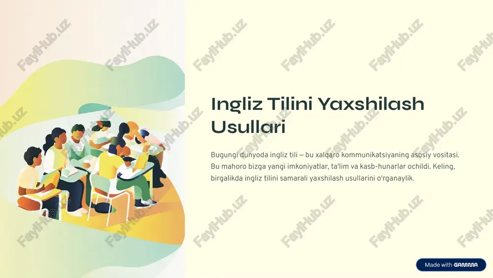 ingliz tilini yaxshilash usullari — PDF