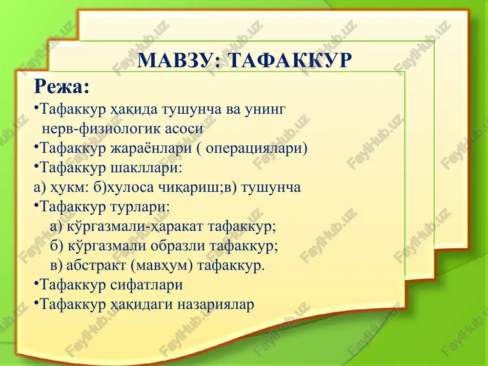 tafakkur — PPT