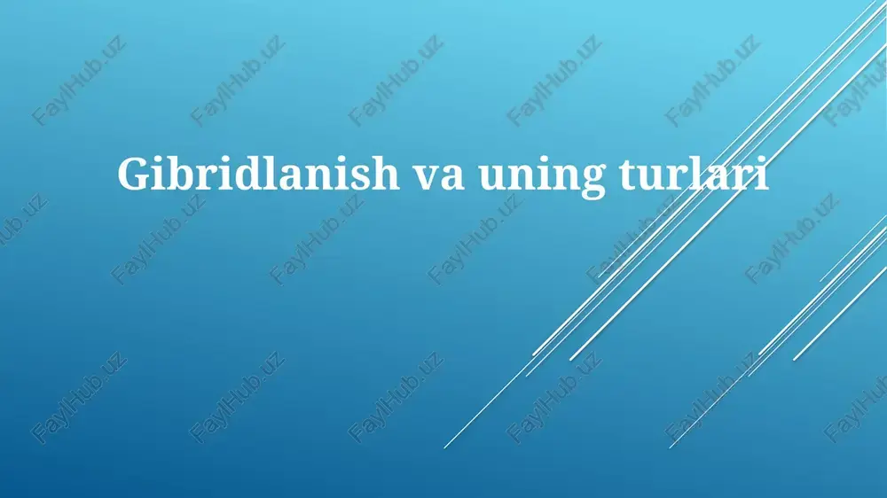 gibridlanish — PPTX