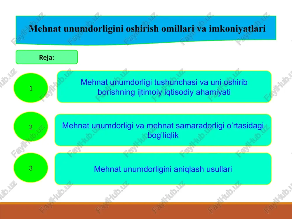 mehnatunumdorliginioshirishomillarivaimkoniyatlari — PPTX