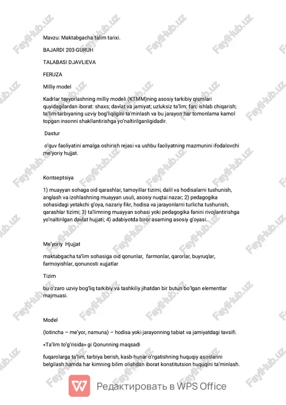 maktabgacha talim tarixi — PDF