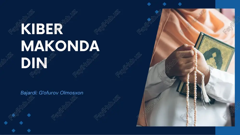 dinlar va texnologiyalar — PDF