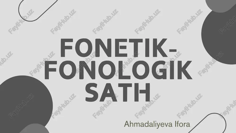 fonetik-fonologik sath — PDF