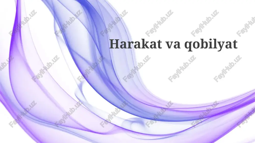 harakatvaqobilyat — PPTX