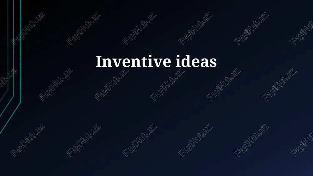 sparking innovation: the genesis of inventive ideas — PPTX