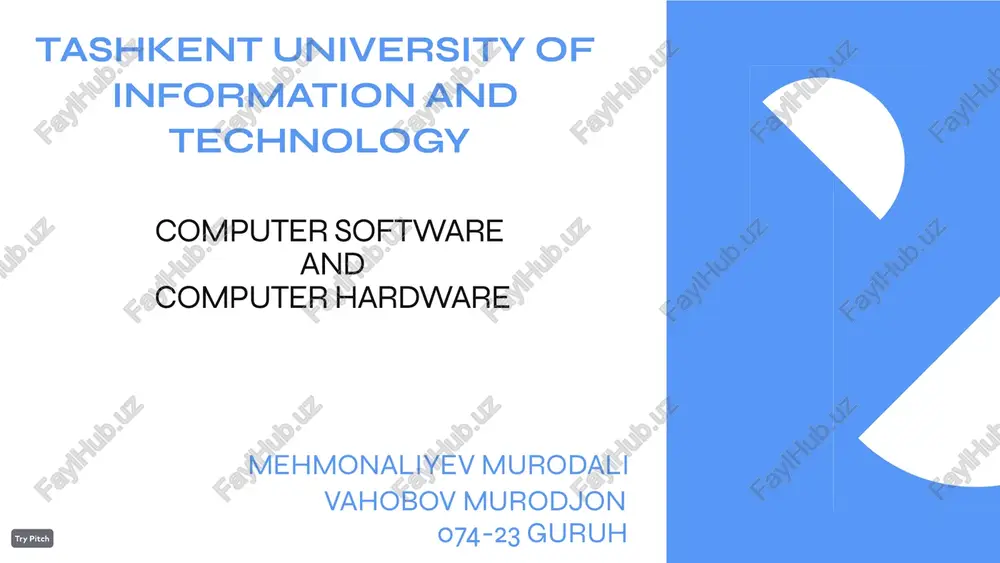 computer software and computer hardware — PDF