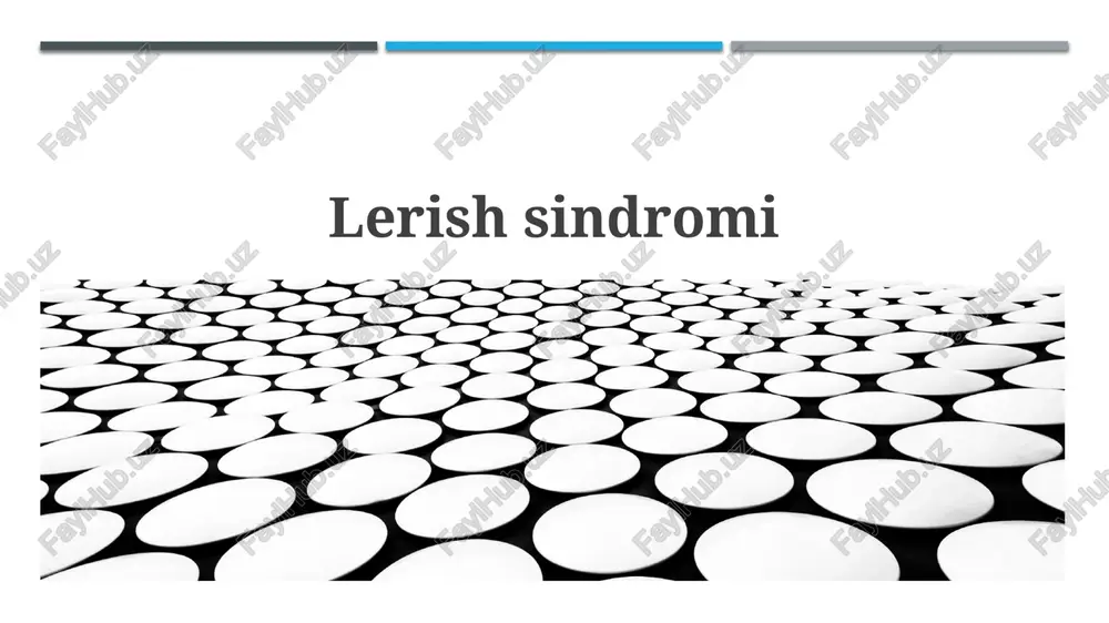 lerish sindromi — PPTX