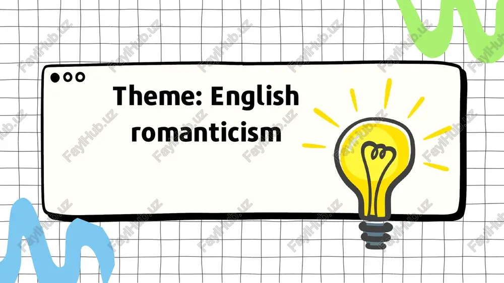 english romanticism — PPTX