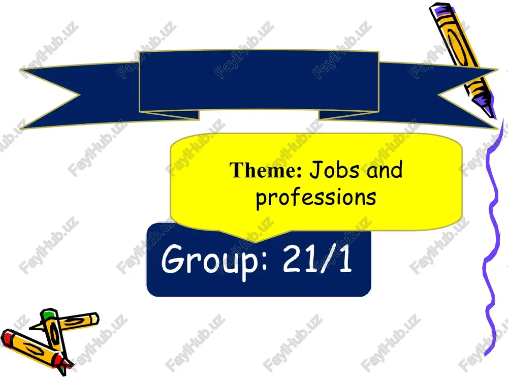 jobs and professions — PPT